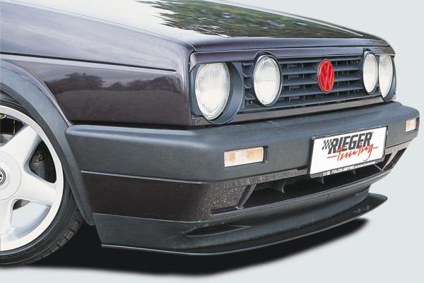 Rieger Spoilerschwert (RT00111) für VW Golf 2 ABS schwarz matt (Lackierung erforderlich) S 00048002