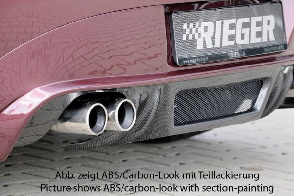Rieger Heckansatz für BMW Z4 (E85) ABS schwarz matt (Lackierung erforderlich) K 00050504
