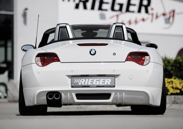 Rieger Heckansatz für BMW Z4 (E85) ABS schwarz matt (Lackierung erforderlich) K 00050517