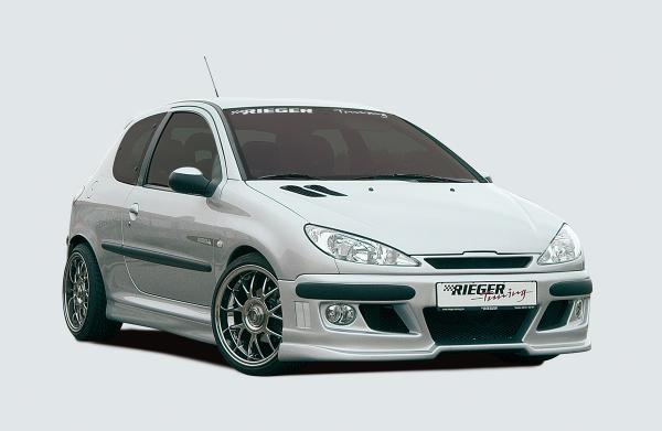 Rieger Grill für Peugeot 206 ABS schwarz matt (Lackierung erforderlich) K 00052210