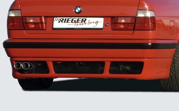 Rieger Heckansatz für BMW 5er E34 ABS schwarz matt (Lackierung erforderlich) K 00053016