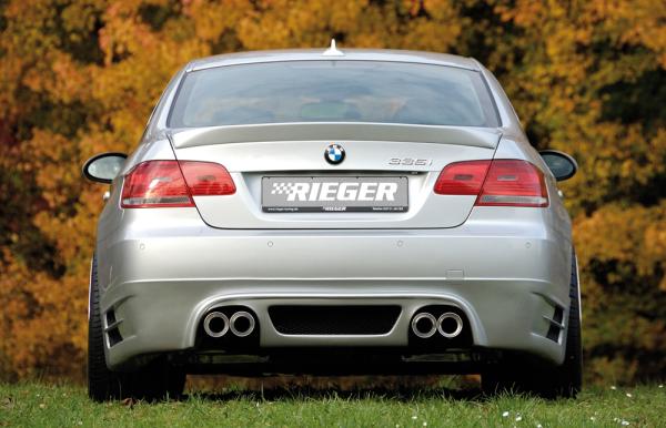 Rieger Heckansatz für BMW 3er E92/E93 ABS schwarz matt (Lackierung erforderlich) K 00053437