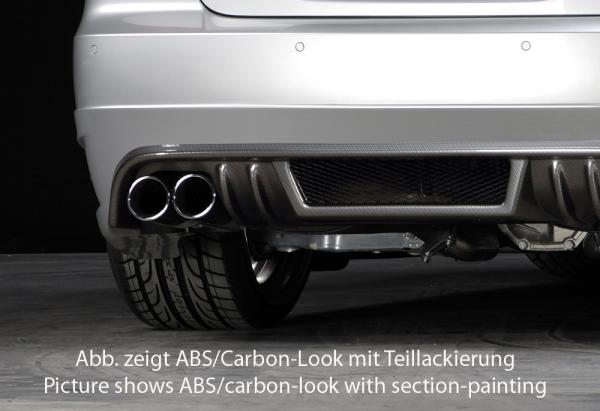Rieger Heckansatz für BMW 3er E92/E93 ABS schwarz matt (Lackierung erforderlich) K 00053440