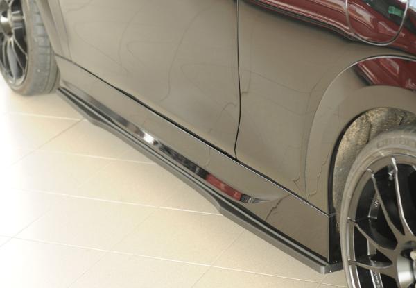 Rieger Seitenschwelleransatz links für Mini Cooper C (FM6/F66/F67) ABS schwarz matt (Lackierung erforderlich) Y 00054003