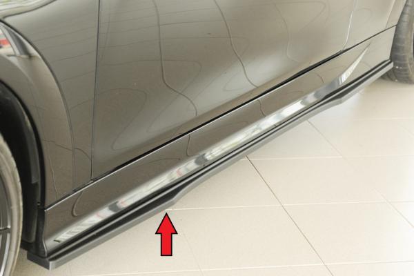 Rieger Seitenschwelleransatz links für Mini Cooper C (FM6/F66/F67) ABS schwarz matt (Lackierung erforderlich) Y 00054003