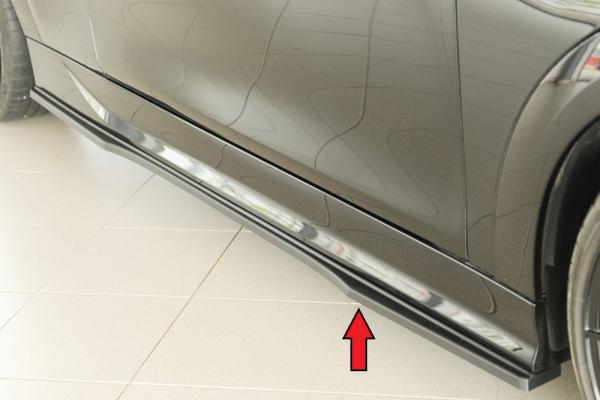 Rieger Seitenschwelleransatz rechts für Mini Cooper C (FM6/F66/F67) ABS schwarz matt (Lackierung erforderlich) Y 00054004