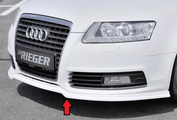 Rieger Spoilerschwert für Audi A6 (4F) ABS schwarz matt (Lackierung erforderlich) Y 00055330