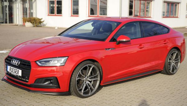 Rieger Spoilerschwert für Audi A5 (B9/F5) ABS schwarz matt (Lackierung erforderlich) Y 00055485