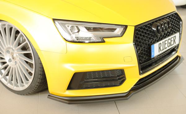 Rieger Spoilerschwert für Audi A4 (B9/F4) ABS schwarz matt (Lackierung erforderlich) Y 00055550