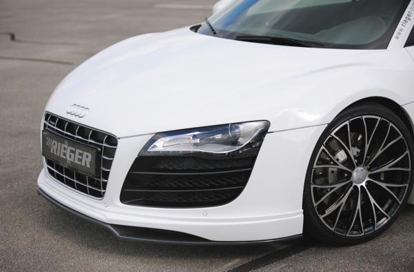 Rieger Spoilerlippe für Audi R8 (42) ABS schwarz matt (Lackierung erforderlich) K 00055611