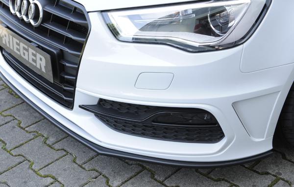 Rieger Spoilerschwert für Audi A3 S3 (8V) ABS schwarz matt (Lackierung erforderlich) Y 00056795