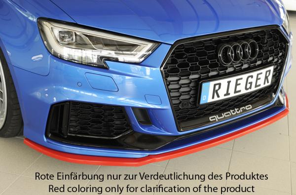 Rieger Spoilerschwert für Audi RS3 (8V) ABS schwarz matt (Lackierung erforderlich) Y 00056810