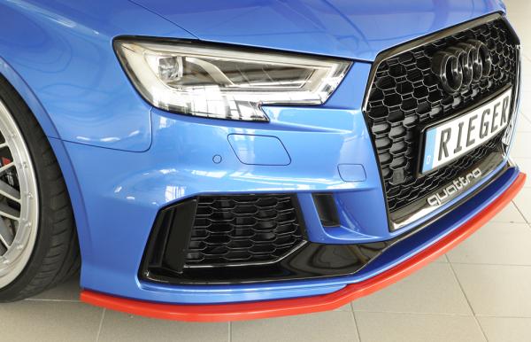 Rieger Spoilerschwert für Audi RS3 (8V) ABS schwarz matt (Lackierung erforderlich) Y 00056810