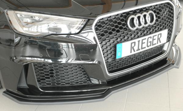 Rieger Spoilerschwert für Audi RS3 (8V) ABS schwarz matt (Lackierung erforderlich) Y 00056828