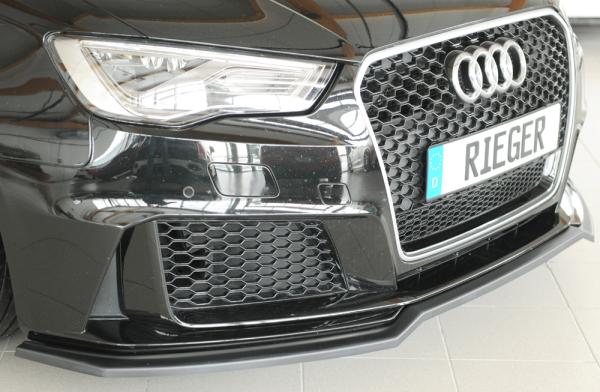 Rieger Spoilerschwert für Audi RS3 (8V) ABS schwarz matt (Lackierung erforderlich) Y 00056828
