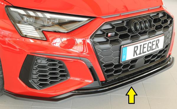 Rieger Spoilerschwert für Audi A3 S3 (GY) ABS schwarz matt (Lackierung erforderlich) Y 00056830