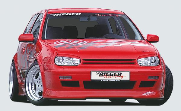Rieger Grill mit einer Rippe für VW Golf 4 ABS schwarz matt (Lackierung erforderlich) K 00059012