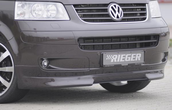 Rieger Spoilerlippe für VW T5 Bus ABS schwarz matt (Lackierung erforderlich) Y 00059250