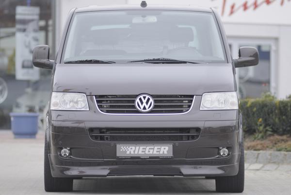 Rieger Spoilerlippe für VW T5 Bus ABS schwarz matt (Lackierung erforderlich) Y 00059250