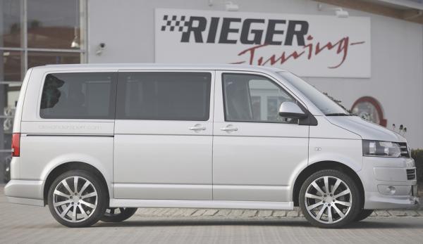Rieger Seitenschweller rechts für VW T5 Bus ABS schwarz matt (Lackierung erforderlich) Y 00059252