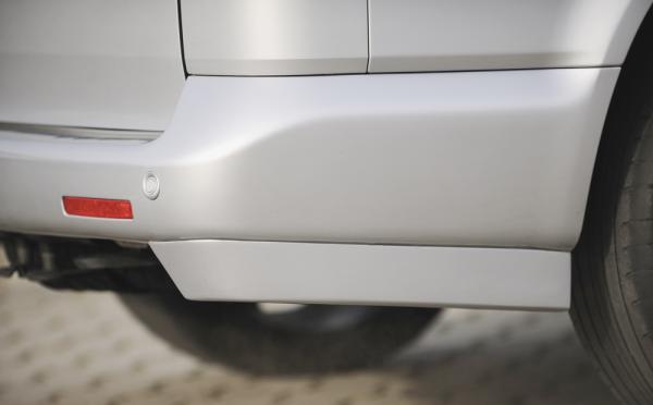 Rieger Heckschürzenansatz rechts für VW T5 Bus ABS schwarz matt (Lackierung erforderlich) Y 00059254