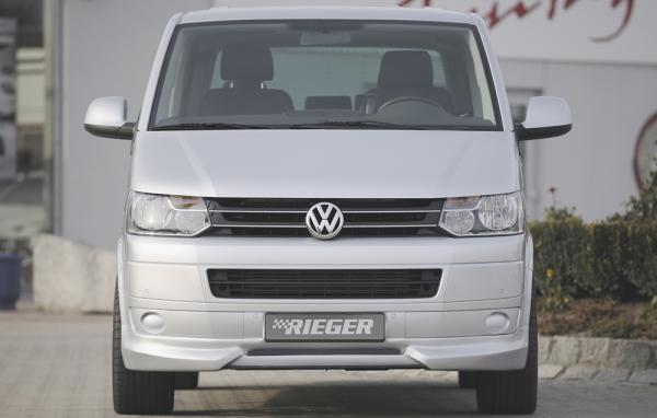 Rieger Spoilerlippe für VW T5 Bus ABS schwarz matt (Lackierung erforderlich) Y 00059255
