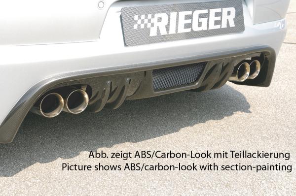 Rieger Heckansatz für VW Eos (1F) ABS schwarz matt (Lackierung erforderlich) Y 00059429