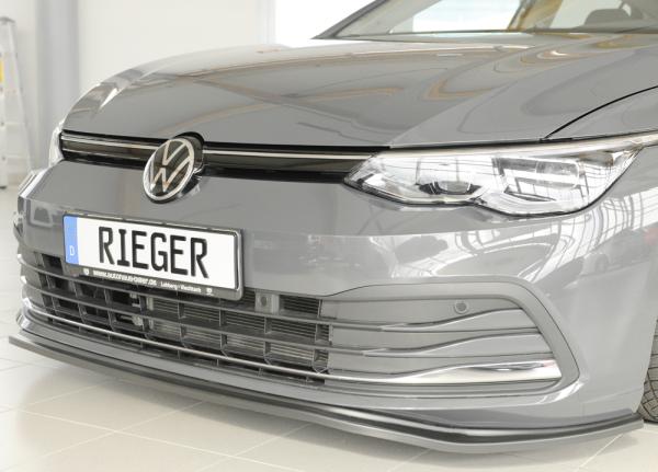Rieger Spoilerschwert für VW Golf 8 ABS schwarz matt (Lackierung erforderlich) Y 00059600
