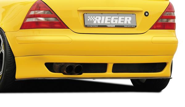 Rieger Heckansatz für Mercedes SLK (R170) ABS schwarz matt (Lackierung erforderlich) Y 00070030