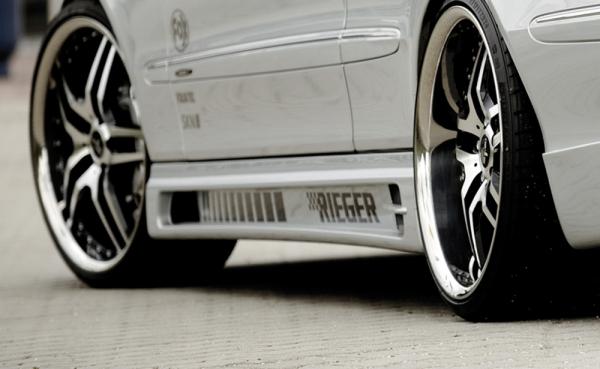 Rieger Seitenschweller links für Mercedes CLK (W209) ABS schwarz matt (Lackierung erforderlich) Y 00071013