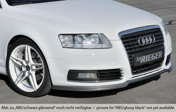 Rieger Spoilerschwert (GBL-55330) für Audi A6 (4F) Glossy schwarz glänzend Y 00088034