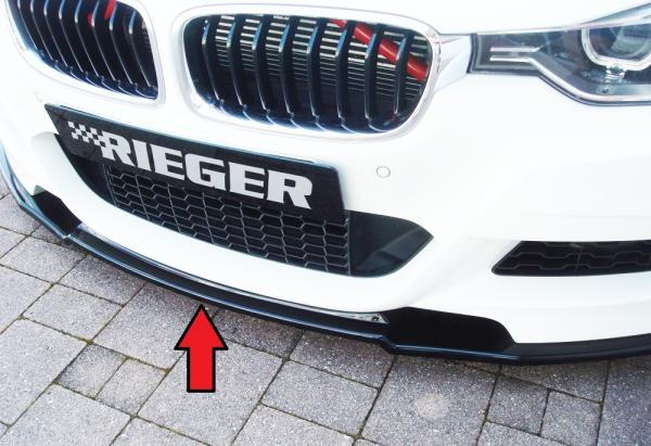 Rieger Spoilerschwert für BMW 3er F30 (3L) Glossy schwarz glänzend Y 00088117