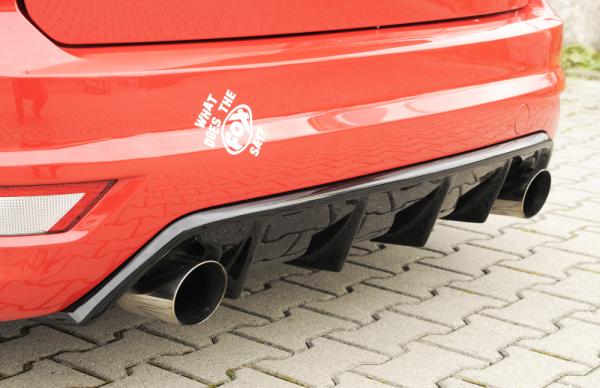 Rieger Heckeinsatz (GBL-34158) für Ford Focus 2 ST Glossy schwarz glänzend Y 00088118