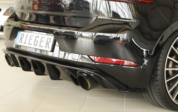Rieger Heckeinsatz für VW Golf 7 GTI Glossy schwarz glänzend K 00088160
