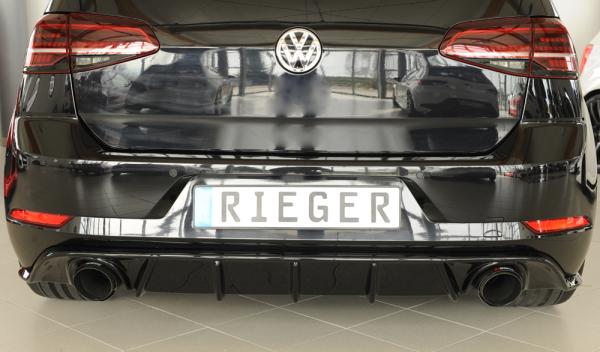 Rieger Heckeinsatz für VW Golf 7 GTI Glossy schwarz glänzend K 00088160