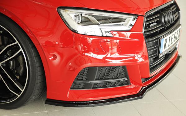 Rieger Spoilerschwert für Audi A3 S3 (8V) Glossy schwarz glänzend Y 00088162