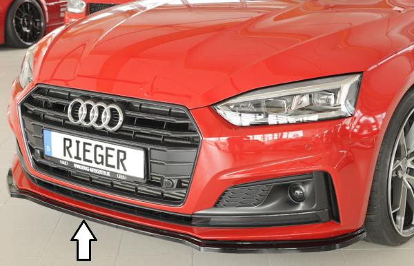 Rieger Spoilerschwert für Audi A5 (B9/F5) Glossy schwarz glänzend Y 00088173