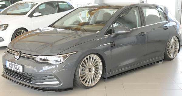 Rieger Spoilerschwert für VW Golf 8 Glossy schwarz glänzend Y 00088203