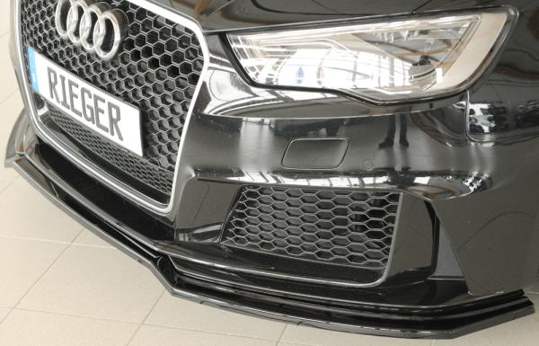 Rieger Spoilerschwert für Audi RS3 (8V) Glossy schwarz glänzend Y 00088230