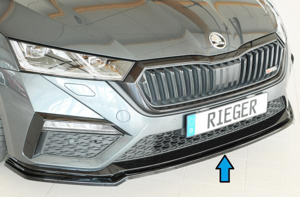 Rieger Spoilerschwert für Skoda Octavia RS (NX) Glossy schwarz glänzend Y 00088250