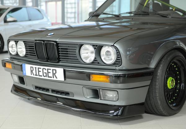 Rieger Spoilerlippe (GBL-38011) für BMW 3er E30 Glossy schwarz glänzend Y 00088270
