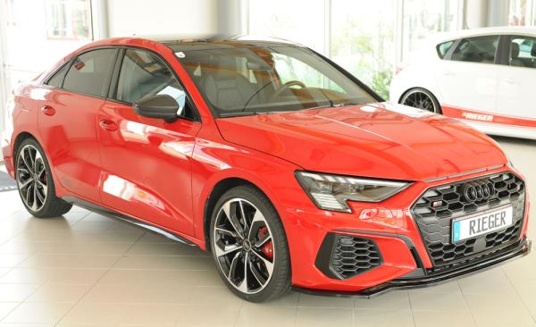 Rieger Spoilerschwert für Audi A3 S3 (GY) Glossy schwarz glänzend Y 00088282