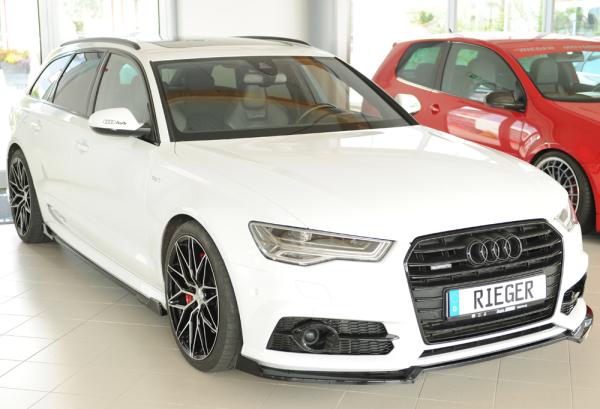 Rieger Spoilerschwert für Audi A6 S6 (4G/C7) Glossy schwarz glänzend Y 00088362