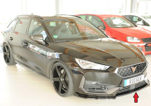 Rieger Spoilerschwert für Cupra Leon (KL) Glossy schwarz glänzend Y 00088411