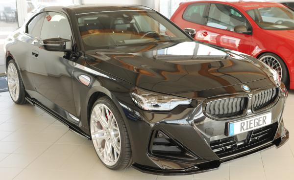 Rieger Spoilerschwert für BMW 2er G42 (G2C) Glossy schwarz glänzend Y 00088432