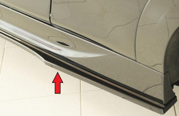 Rieger Seitenschwelleransatz links für Mini Cooper C (FM6/F66/F67) Glossy schwarz glänzend Y 00088441