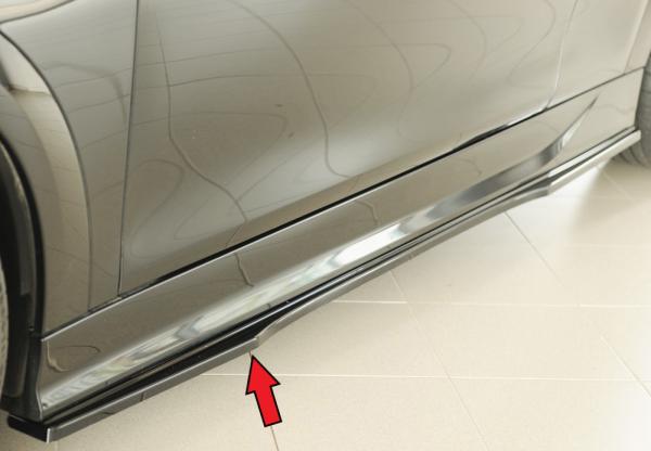 Rieger Seitenschwelleransatz links für Mini Cooper C (FM6/F66/F67) Glossy schwarz glänzend Y 00088441