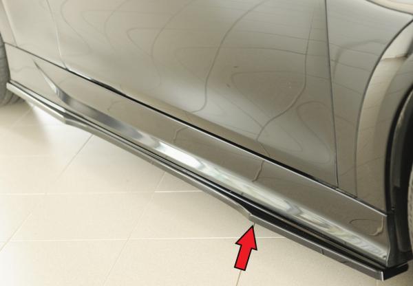 Rieger Seitenschwelleransatz rechts für Mini Cooper C (FM6/F66/F67) Glossy schwarz glänzend Y 00088442