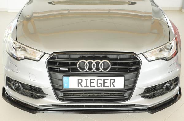 Rieger Spoilerschwert für Audi A6 S6 (4G/C7) Glossy schwarz glänzend Y 00088452