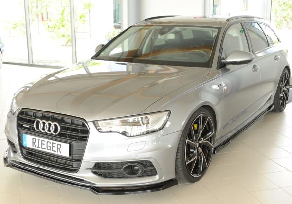 Rieger Spoilerschwert für Audi A6 S6 (4G/C7) Glossy schwarz glänzend Y 00088452